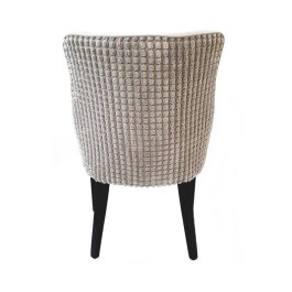 Krzesło do jadalni PORTO w stylu glamour, z plecami bukle