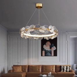 Lampa wisząca do salonu w stylu hamptons BLOOM 40