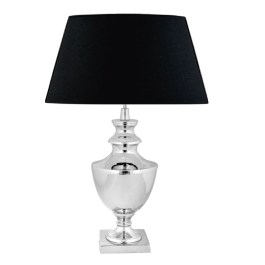 Srebrna lampa do salonu w stylu glamour MANOLO