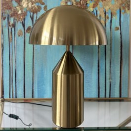 Złota, nowoczesna lampa stołowa MELLO gold