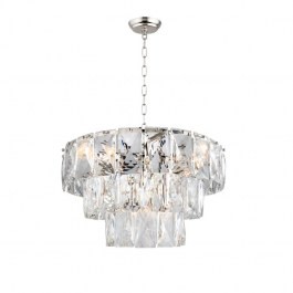 Lampa wisząca kryształowa żyrandol do salonu ARCON w stylu glamour i art deco