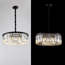 Lampa wisząca kryształowa w stylu glamour RICO 2 85 (2 rzędy)