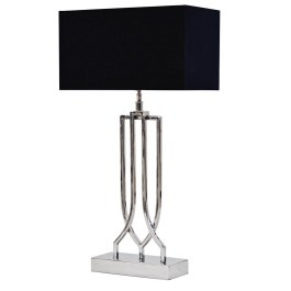Lampa stołowa BUKA z czarnym prostokątnym abażurem 40x20 cm