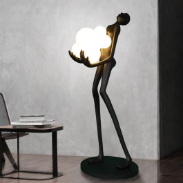 Lampa podłogowa RIVA w stylu minimalistycznym do salonu