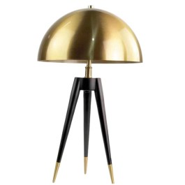 Złota lampa stołowa trójnóg w stylu glamour SAPPO