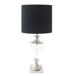 Lampa TAIPEI z czarnym welurowym abażurem do salonu