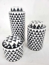 Słój ceramiczny / amfora w stylu modern ABRA 25