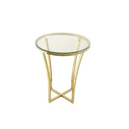 Złoty stolik w stylu glamour CALISTO S
