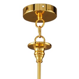 Wyjątkowy, złoty żyrandol SONORA GOLD  w stylu nowojorskim