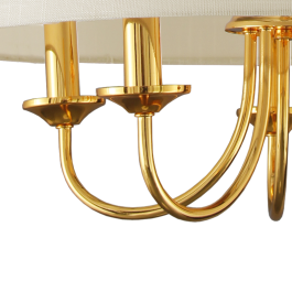 Wyjątkowy, złoty żyrandol SONORA GOLD  w stylu nowojorskim